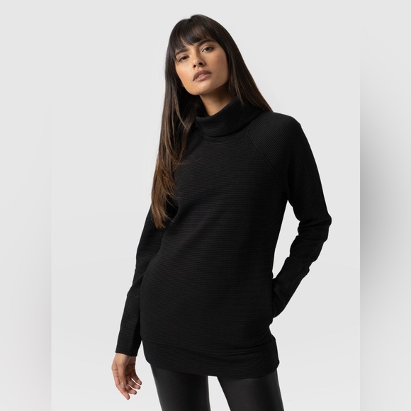 saint and sofia Sweaters - NWT Saint and Sofia Ottoman Rib Turtle Neck size 14